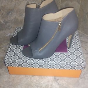 Isola open-toe booties